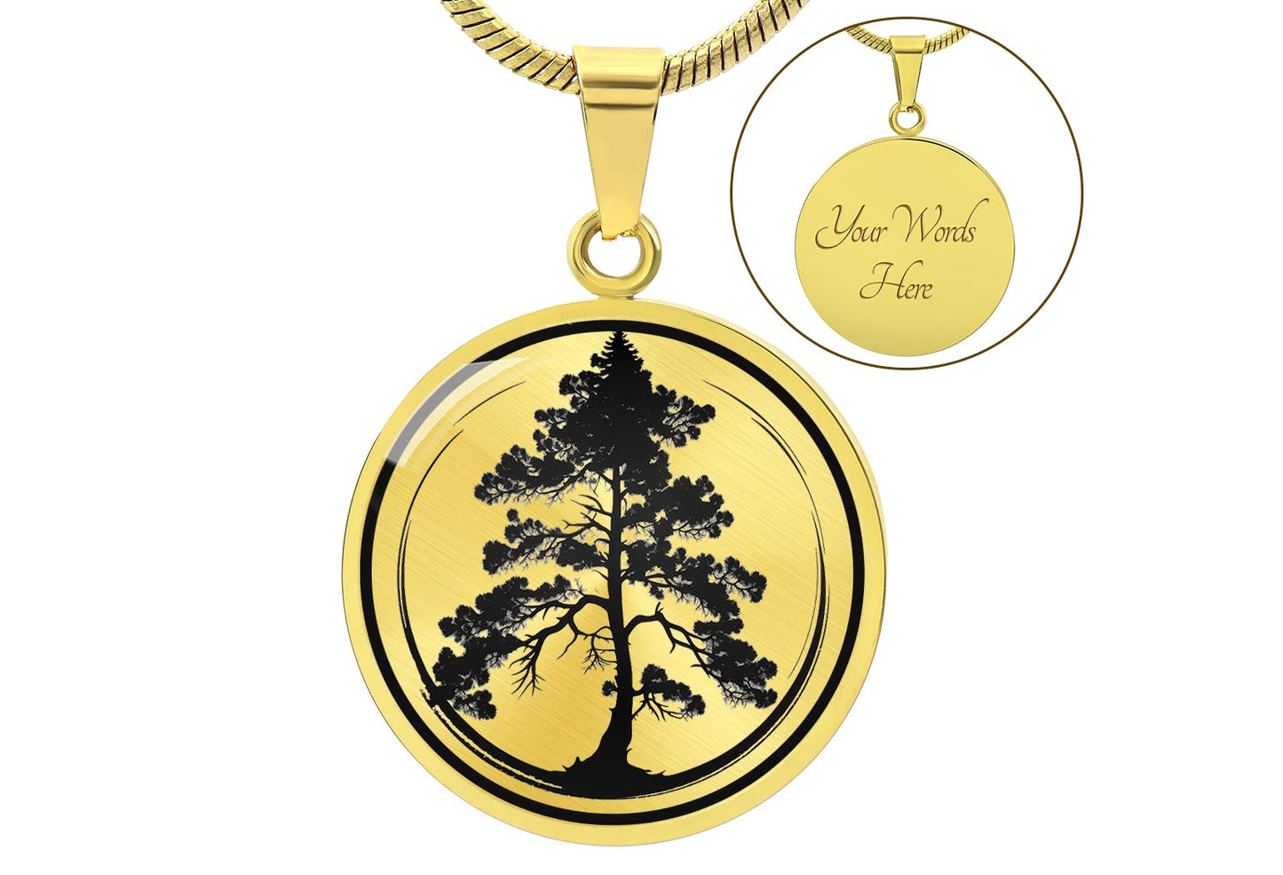 Pine Tree Necklace