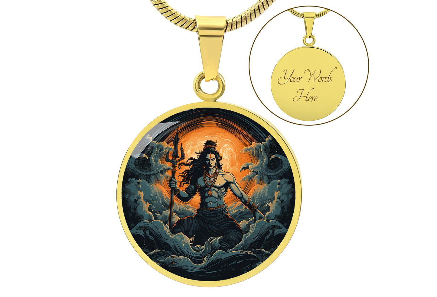 Personalized Shiva Necklace