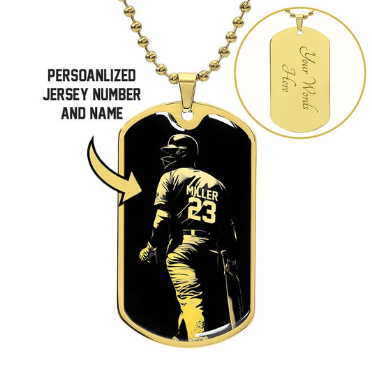 Personalized Cricket Necklace