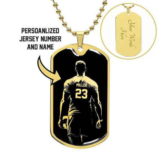 Personalized Volleyball Necklace
