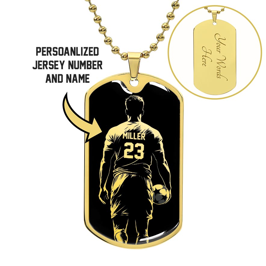 Personalized Soccer Necklace