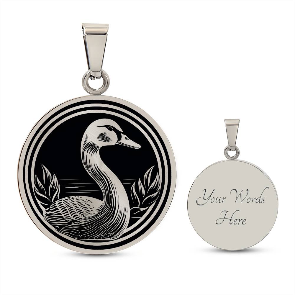 Personalized Goose Necklace