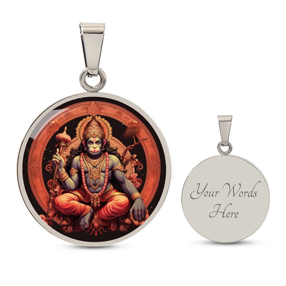 Personalized Hanuman Necklace