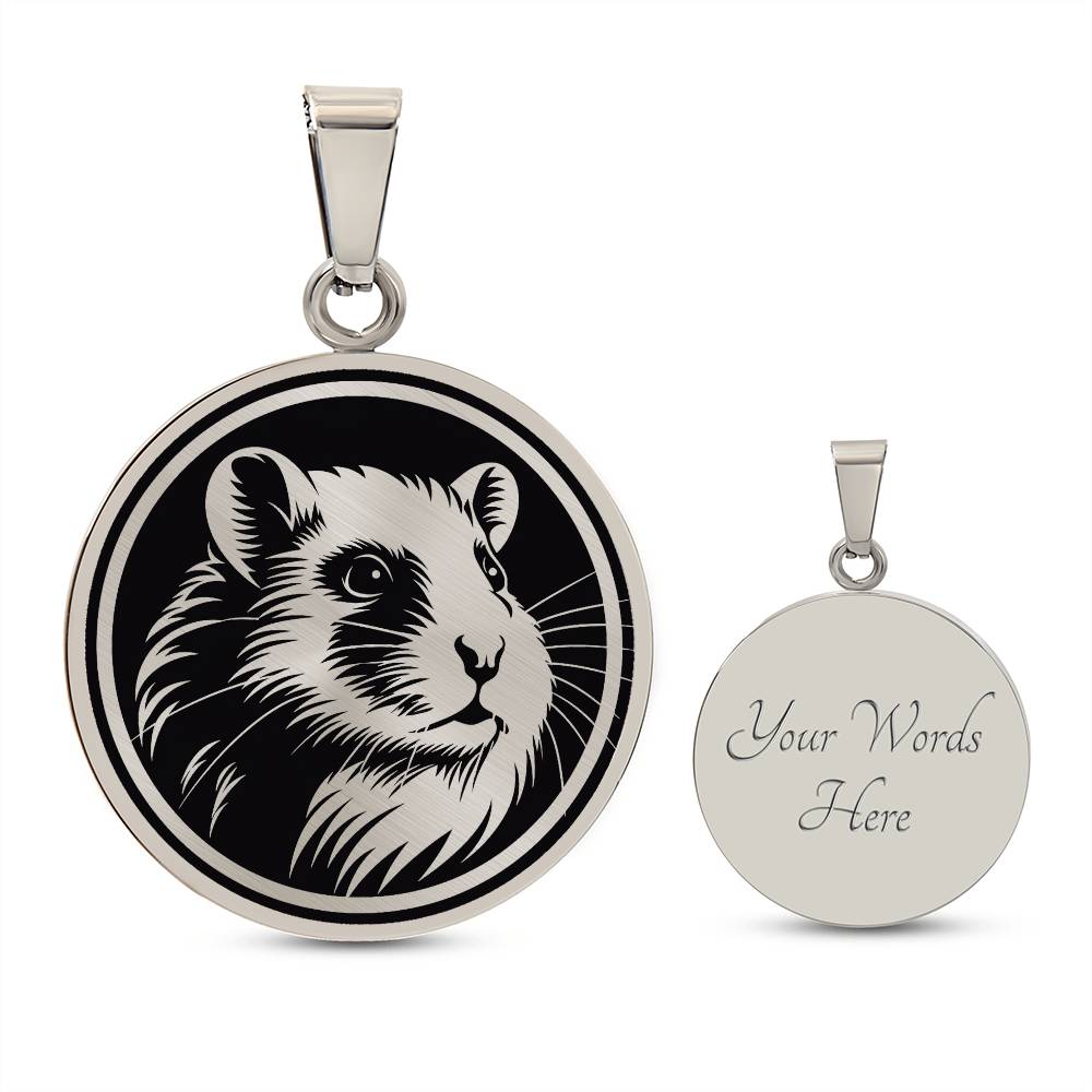 Personalized Hamster Necklace