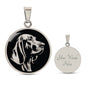 Personalized Bloodhound Necklace