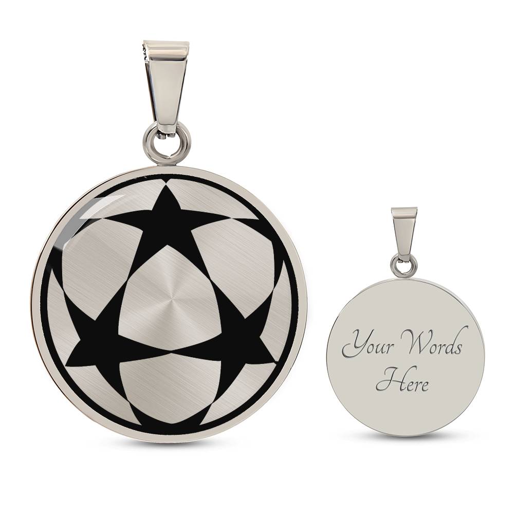 Personalized Soccer Ball Necklace