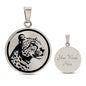 Personalized Cheetah Necklace