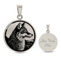 Personalized Coyote Necklace