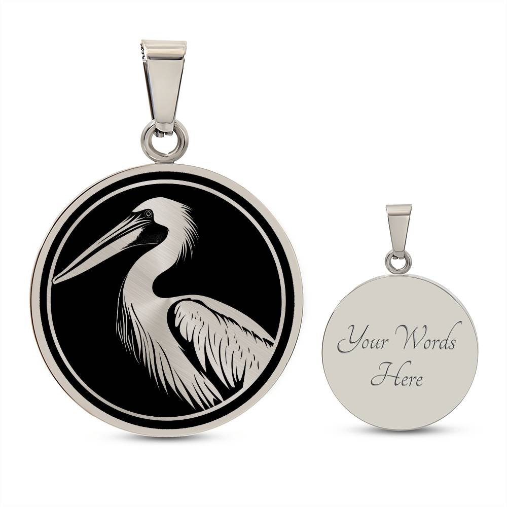 Personalized Pelican Necklace