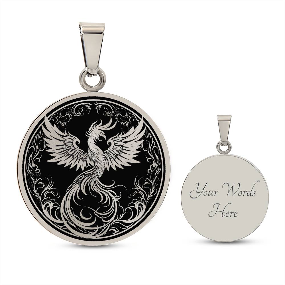 Personalized Phoenix Necklace