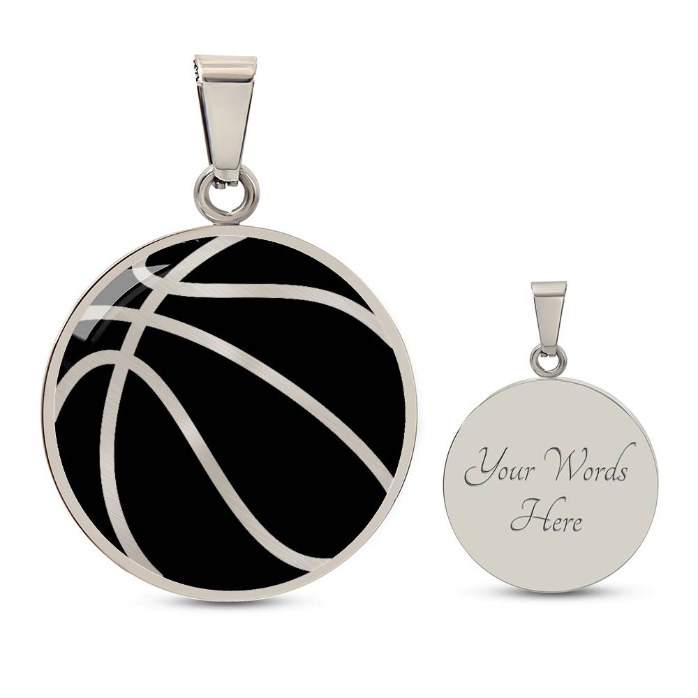 Personalized Basketball Necklace