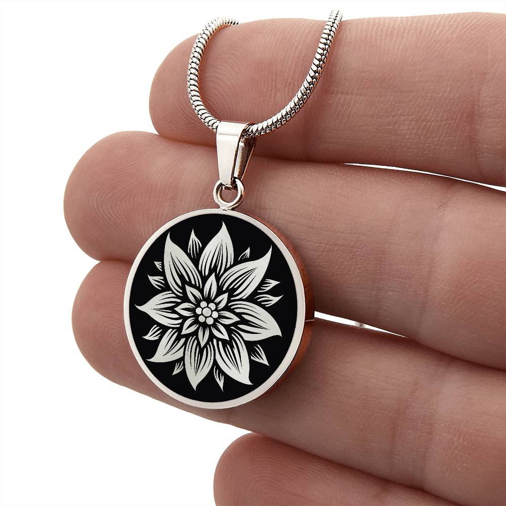 Personalized Edelweiss Necklace