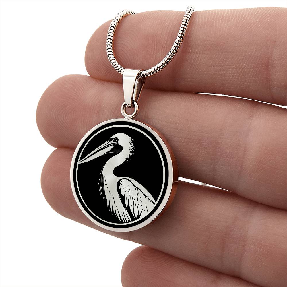 Personalized Pelican Necklace