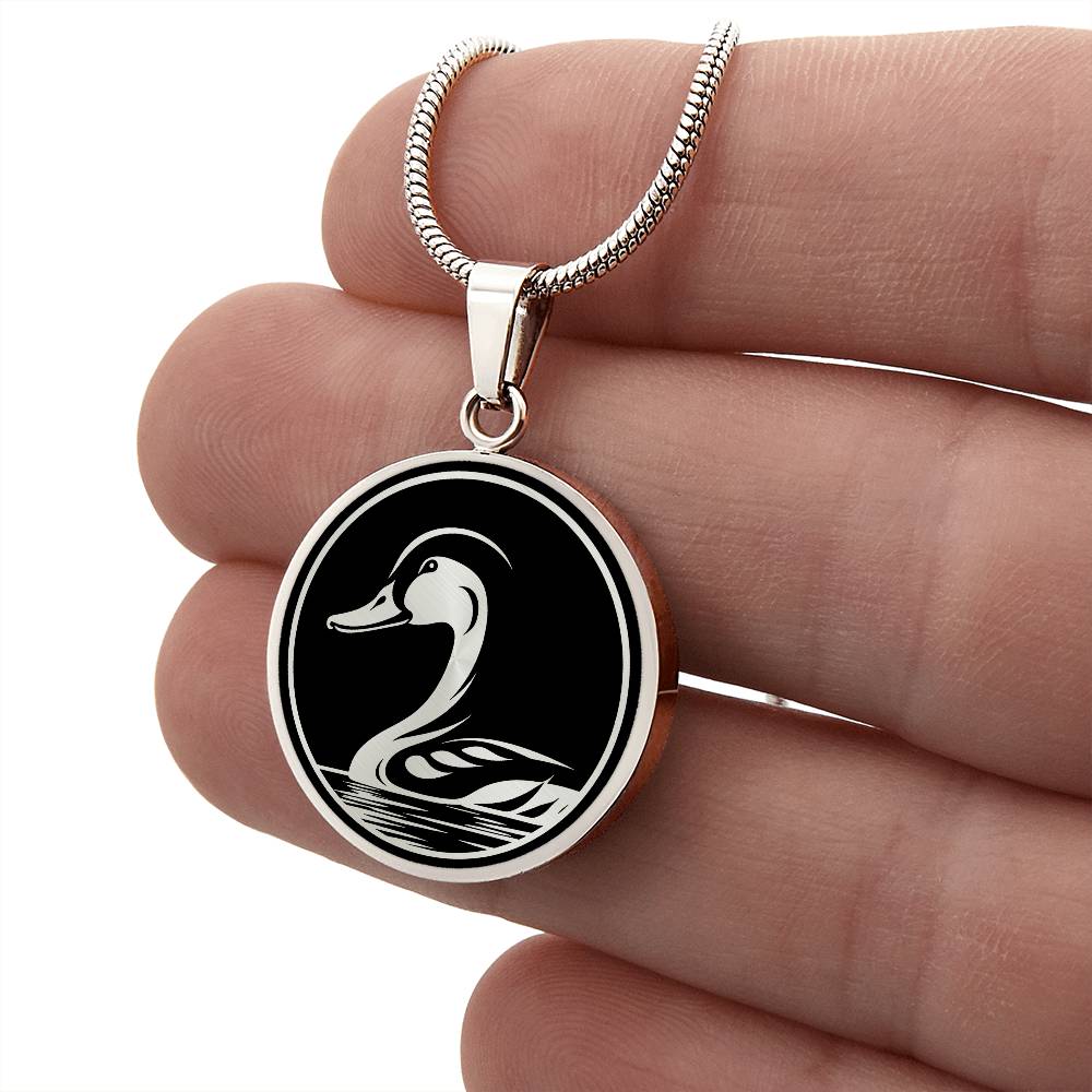 Personalized Duck Necklace