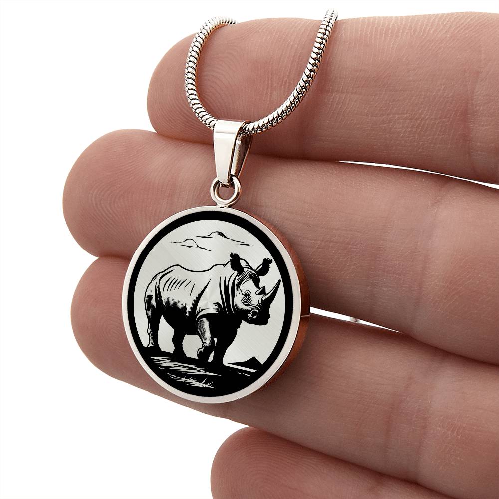 Rhino Necklace
