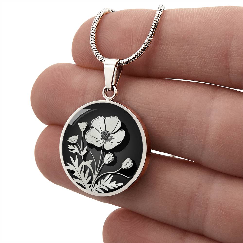 Personalized Buttercup Necklace