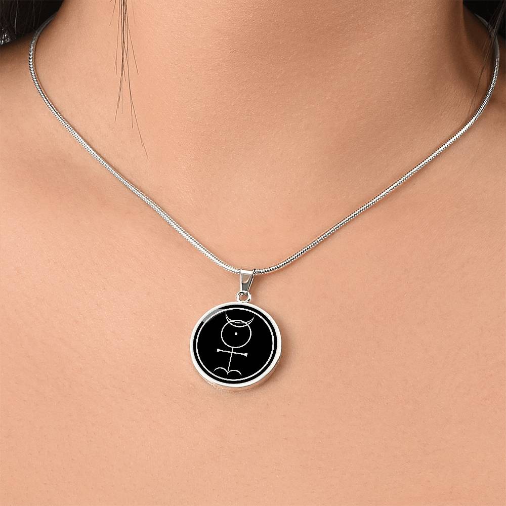 Personalized Hieroglyphic Monad Necklace