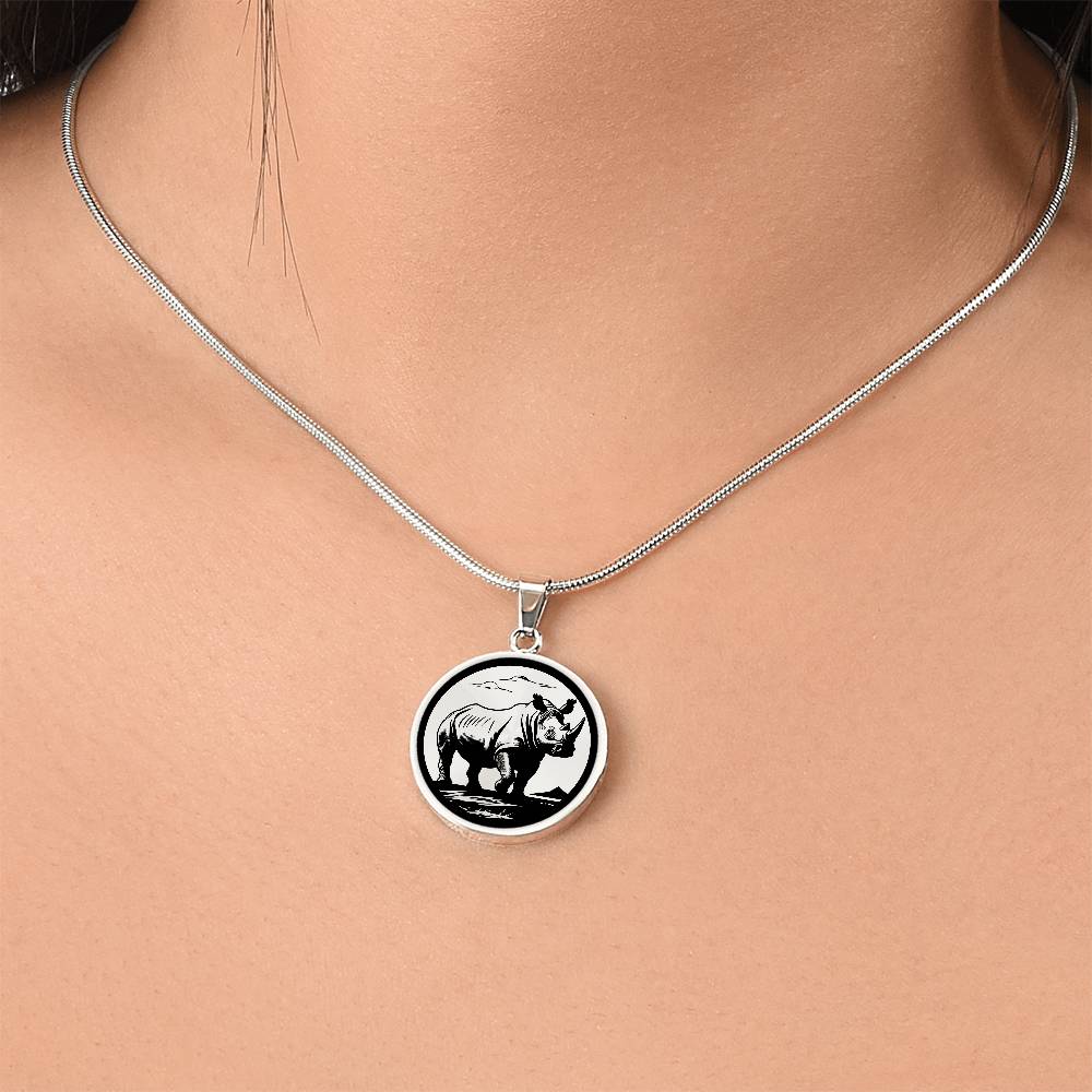 Rhino Necklace