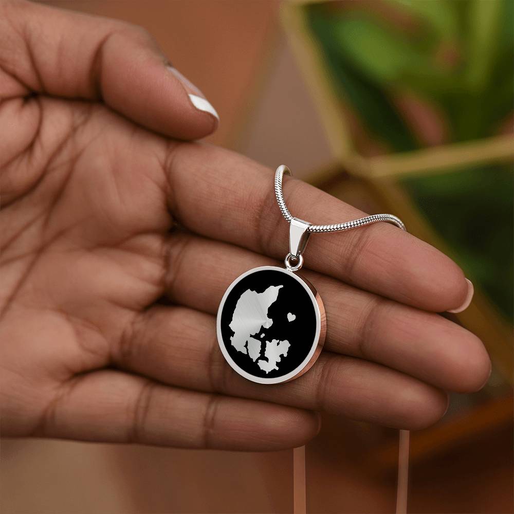 Denmark Necklace - Denmark Gift