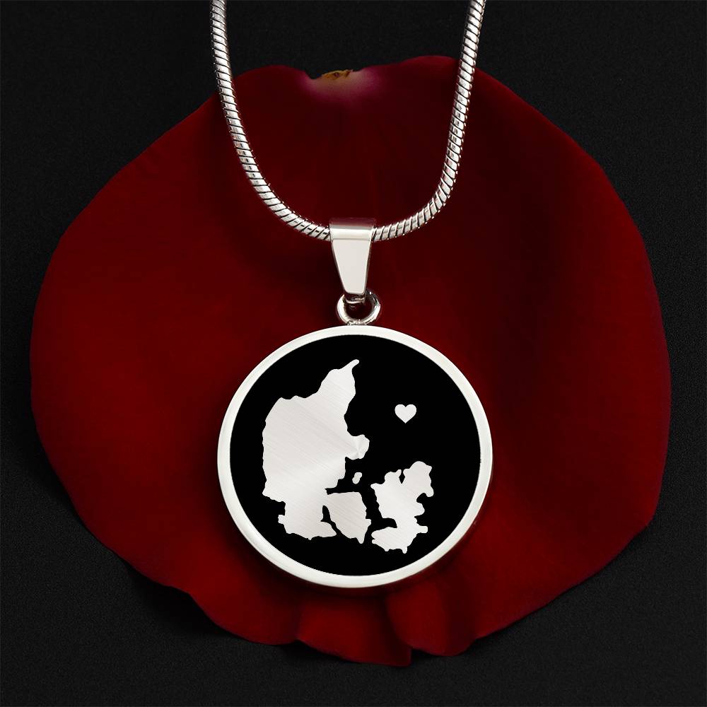 Denmark Necklace - Denmark Gift