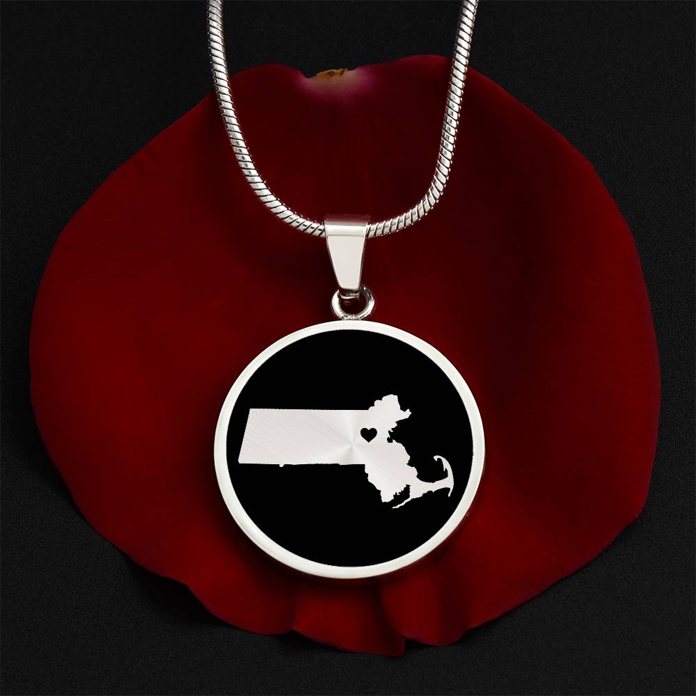 Massachusetts Necklace - Massachusetts Gift