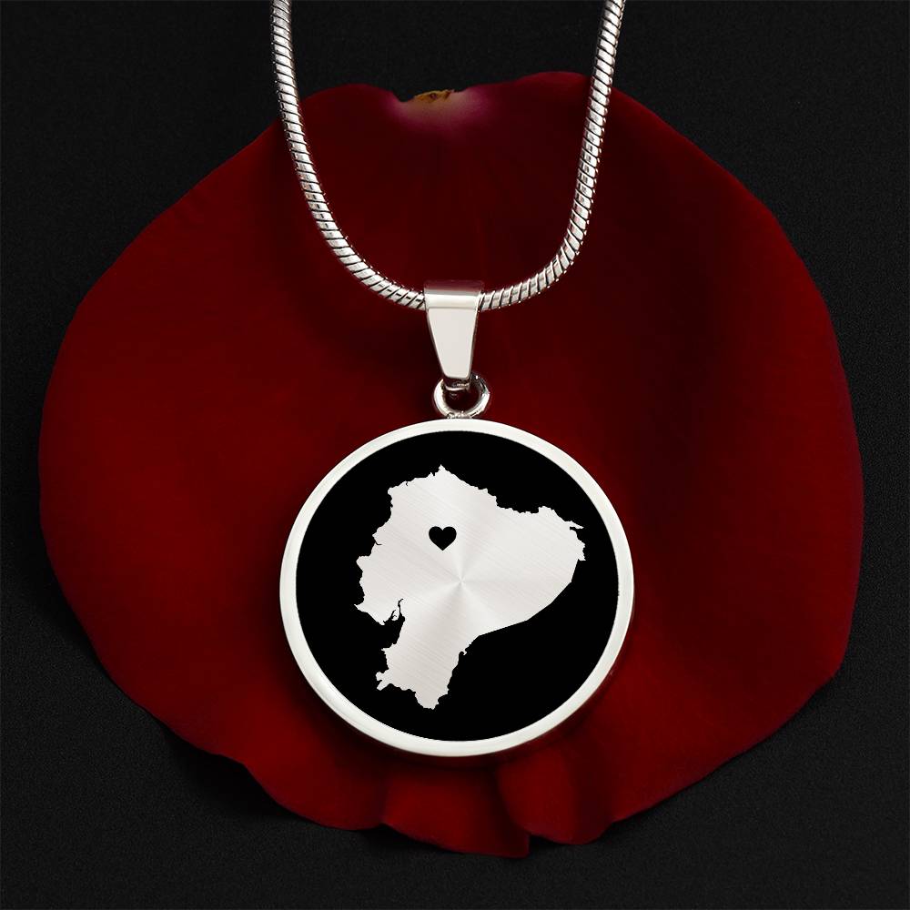 Ecuador Necklace - Ecuador Gift