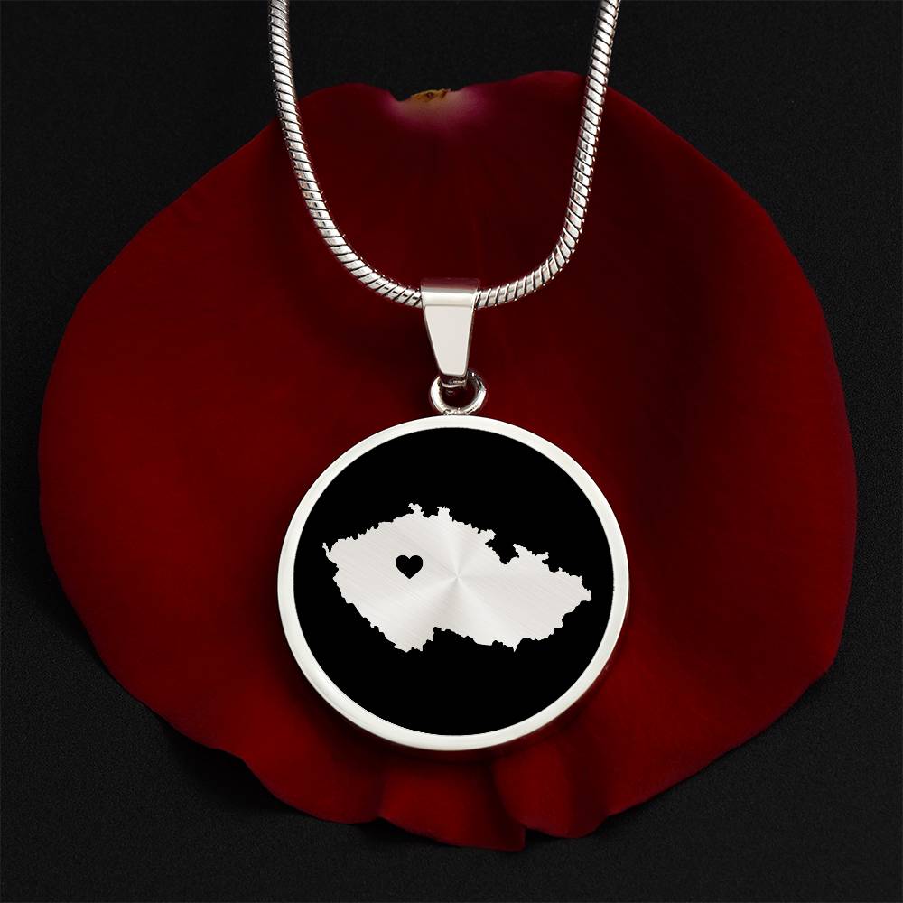 Czech Republic Necklace - Czech Republic Gift