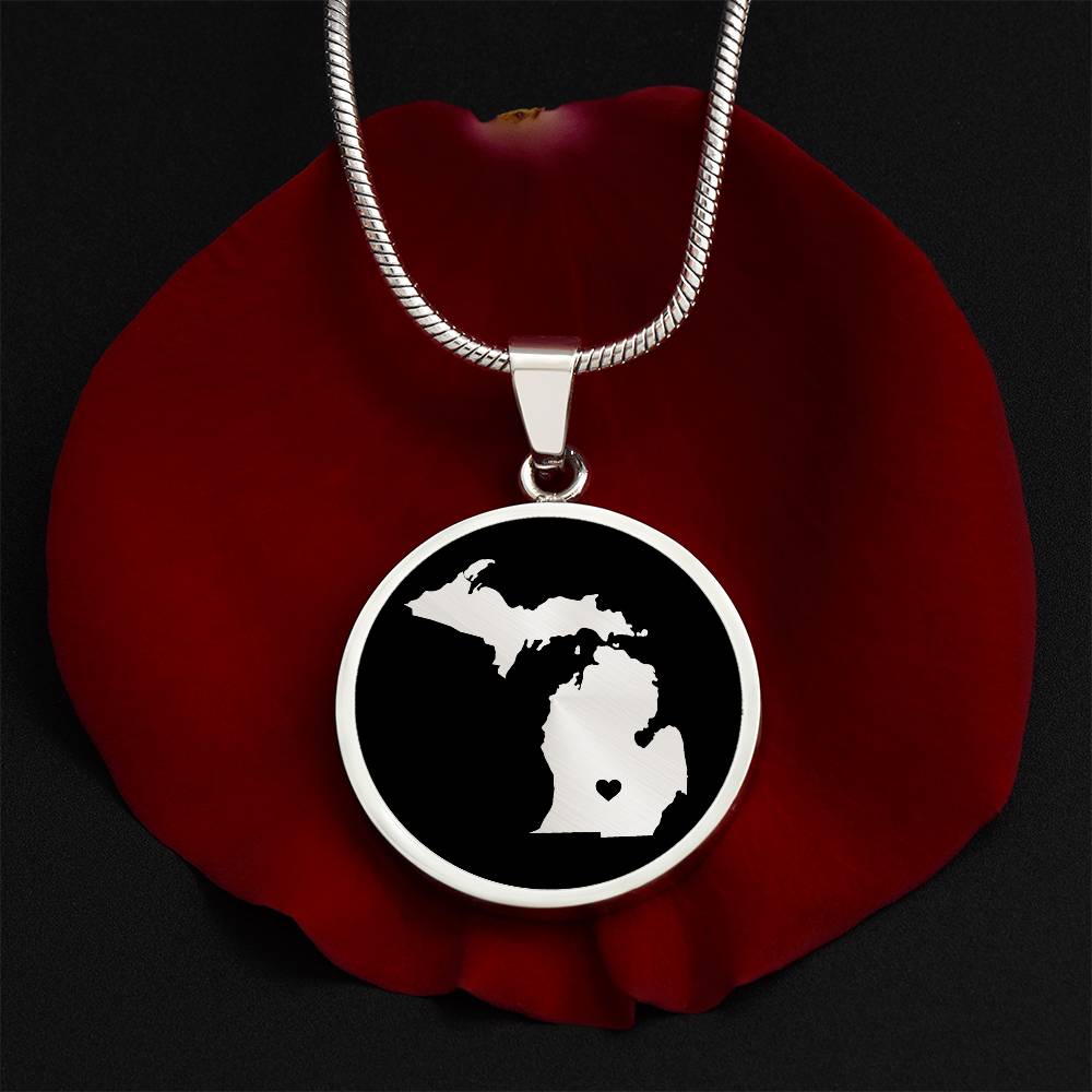 Michigan Necklace - Michigan Gift