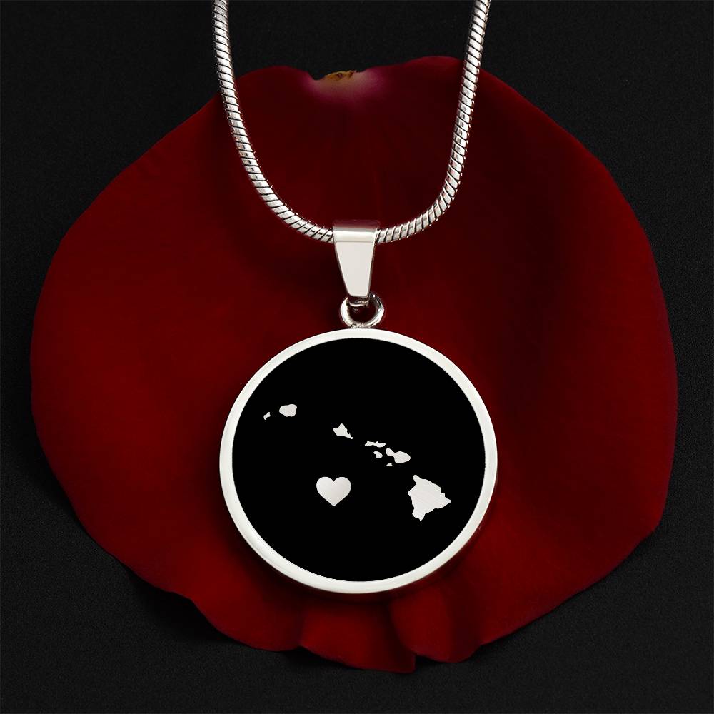 Hawaiian Islands Necklace - Hawaii Gift