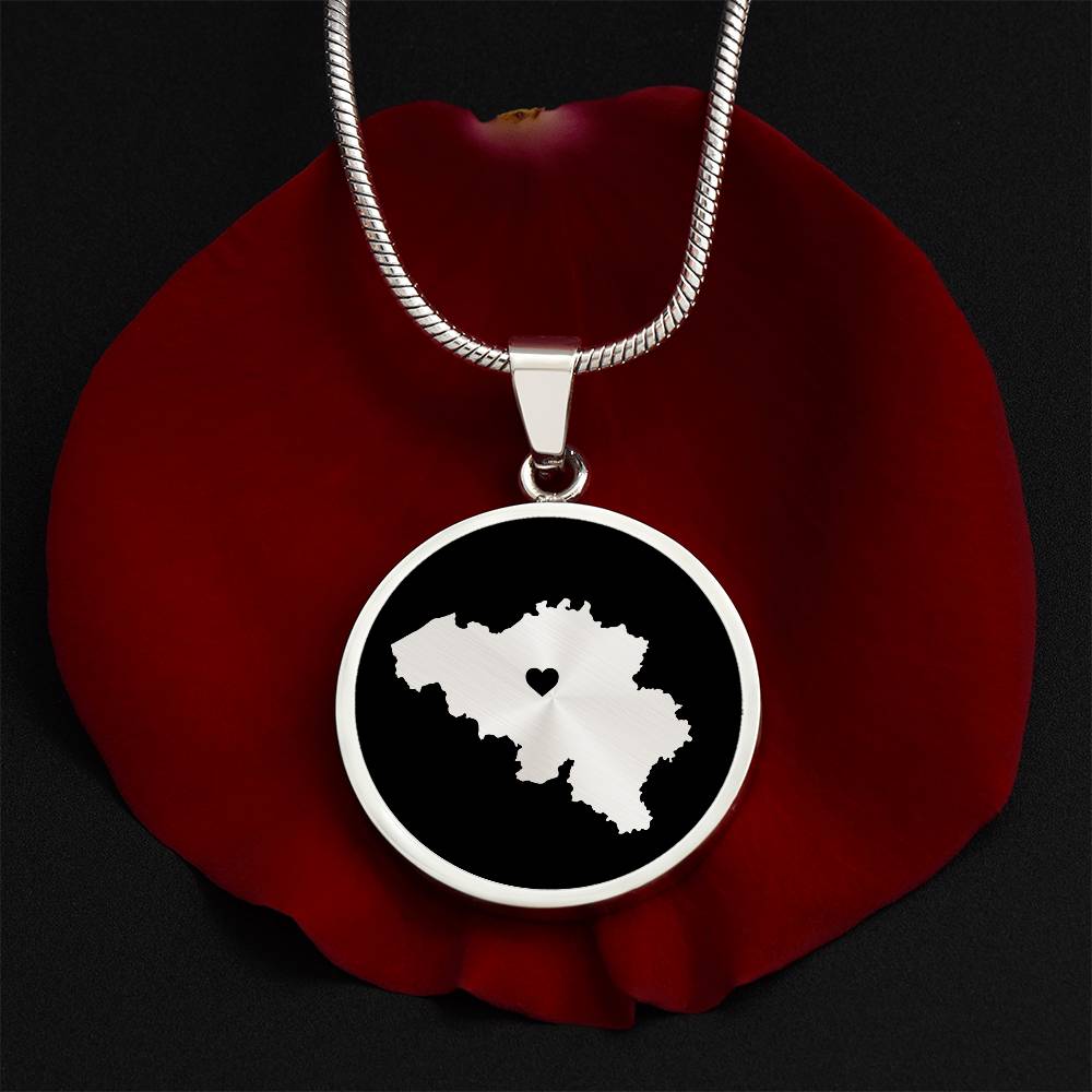 Belgium Necklace - Belgium Gift