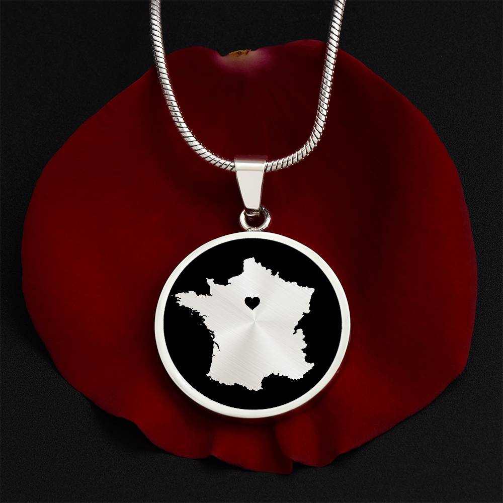 France Necklace - France Gift