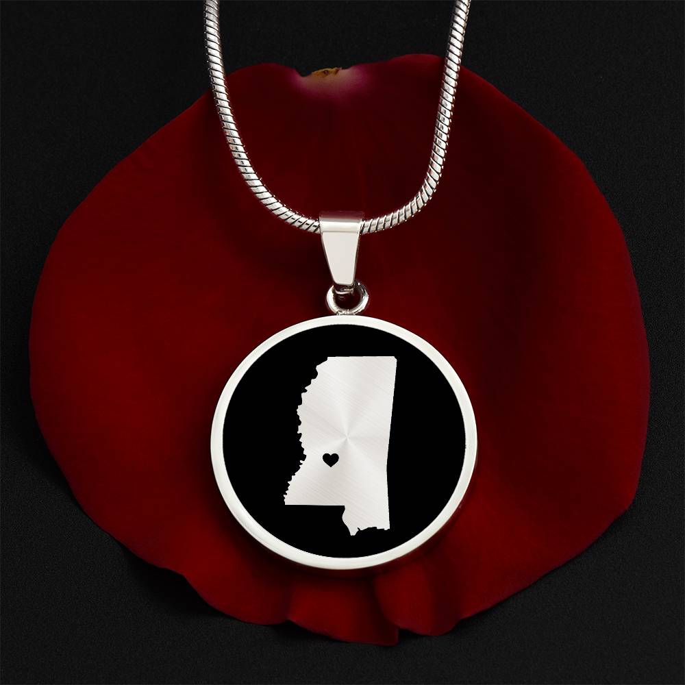 Mississippi Necklace - Mississippi Gift
