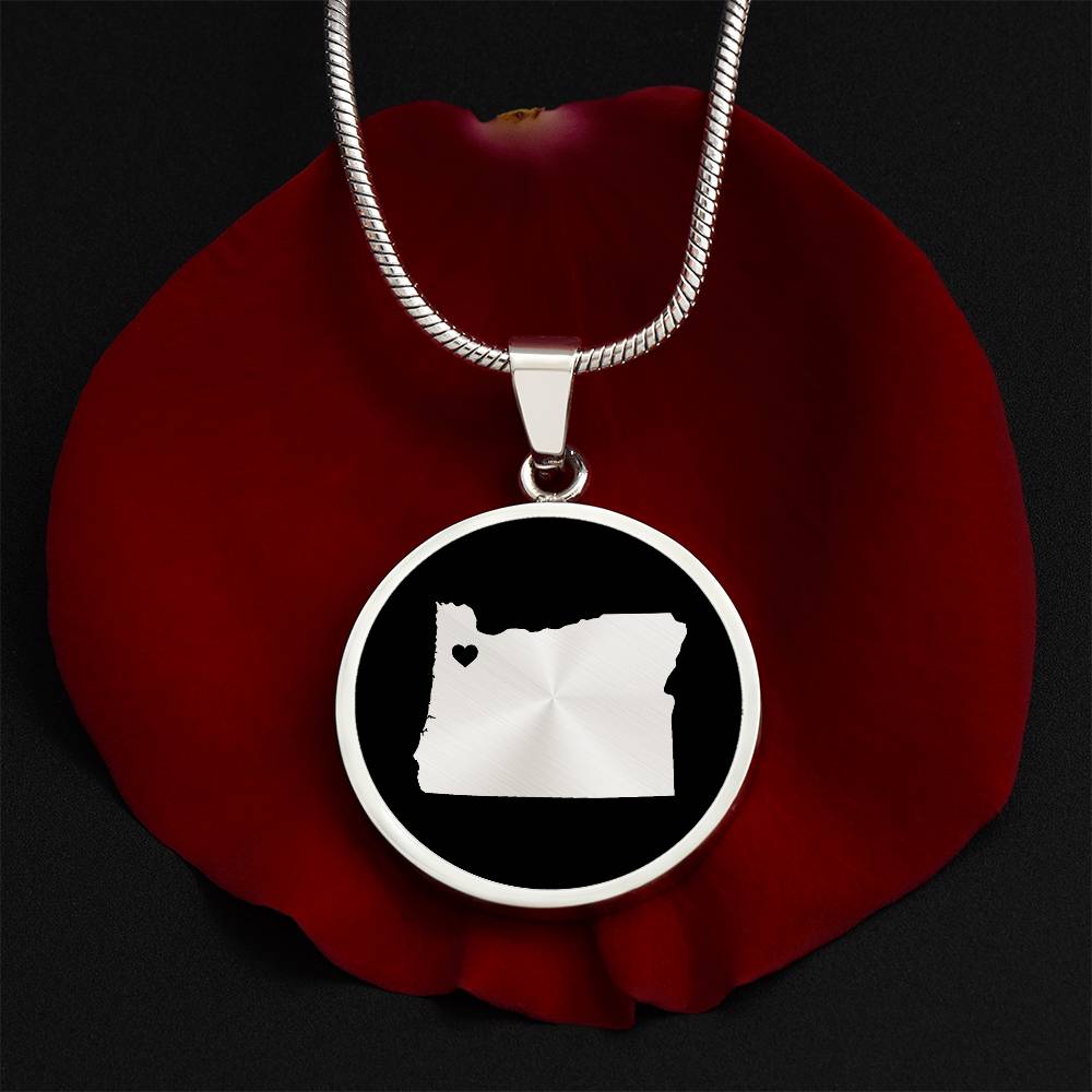 Oregon Necklace - Oregon Gift