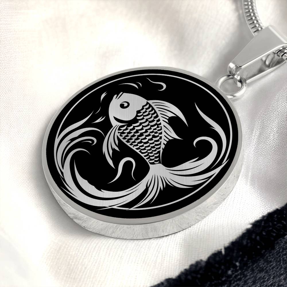 Personalized Goldfish Necklace