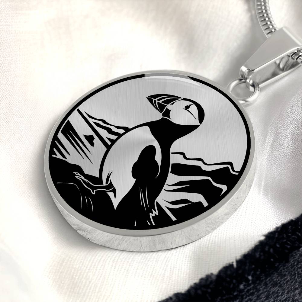 Personalized Puffin Necklace