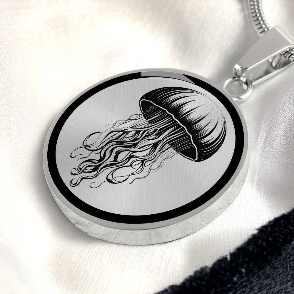 Personalized Jellyfish Necklace