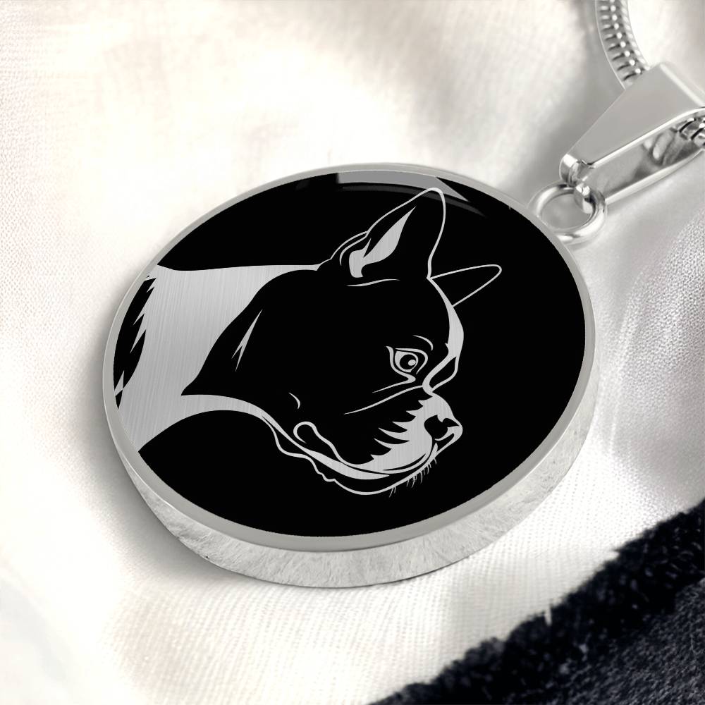Personalized Boston Terrier Necklace
