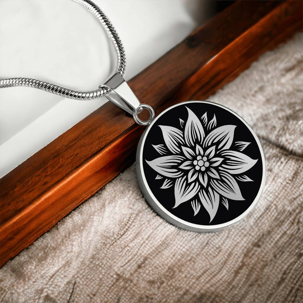 Personalized Edelweiss Necklace
