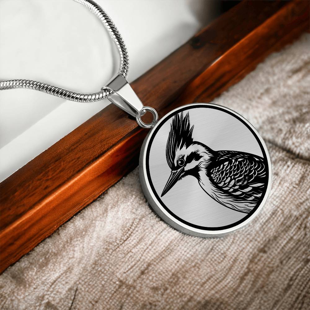 Personalized Woodpecker Necklace