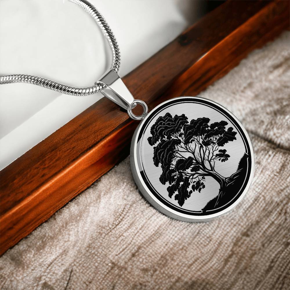 Personalized Maple Tree Necklace