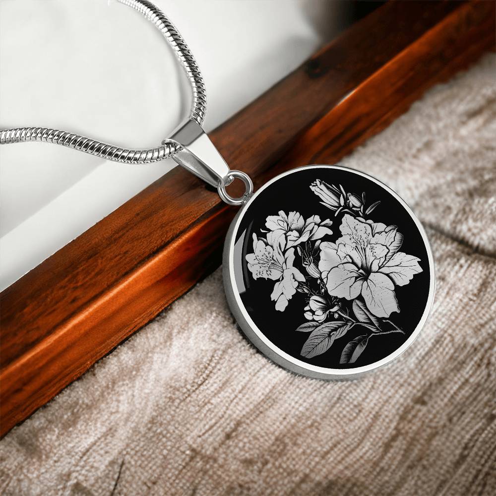 Personalized Azalea Necklace