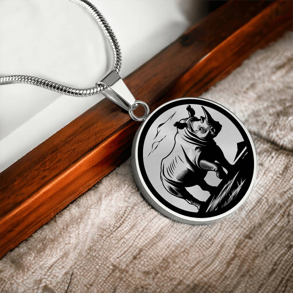 Rhino Necklace