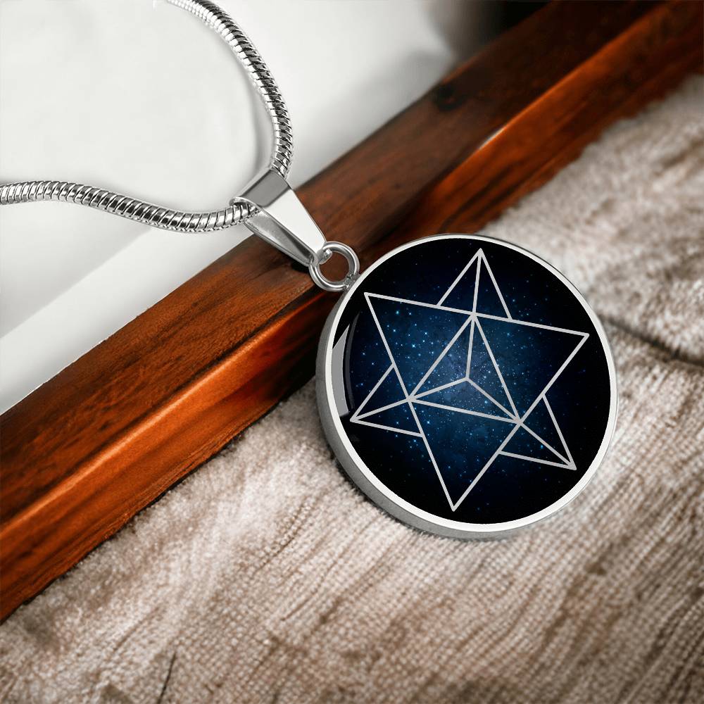 Merkaba pendant - Sacred Geometry Necklace