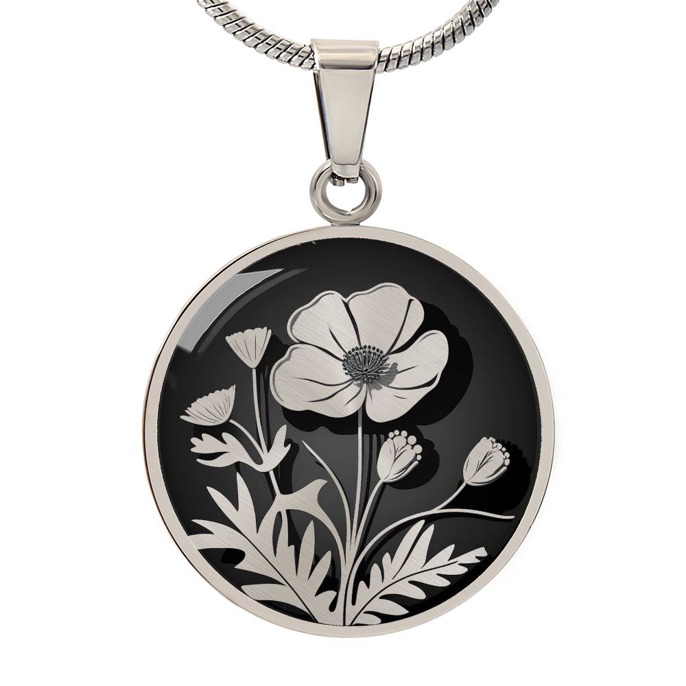 Personalized Buttercup Necklace