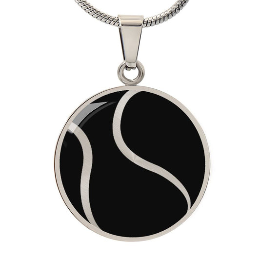Personalized Tennis Ball Necklace