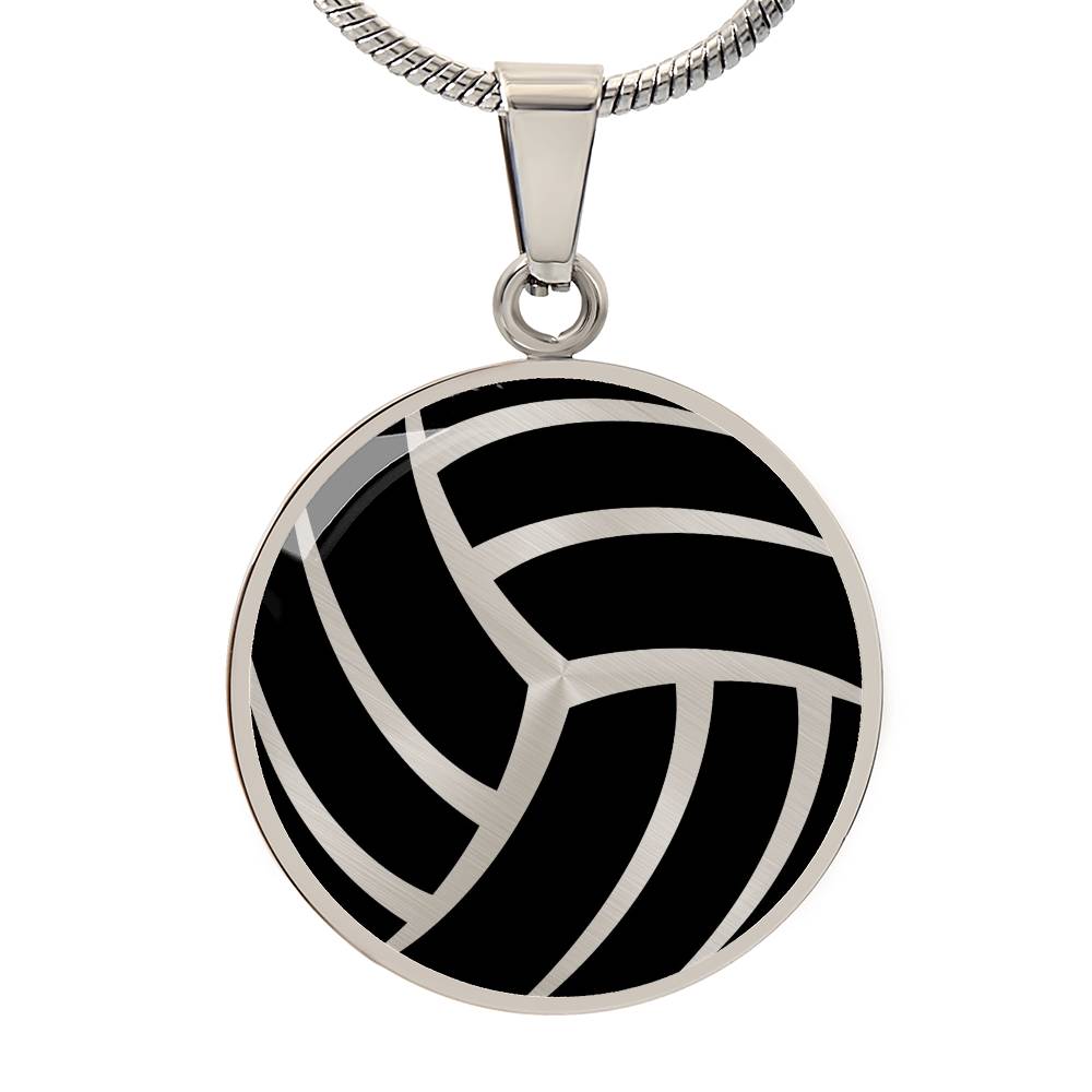 Personalized Volleyball Necklace