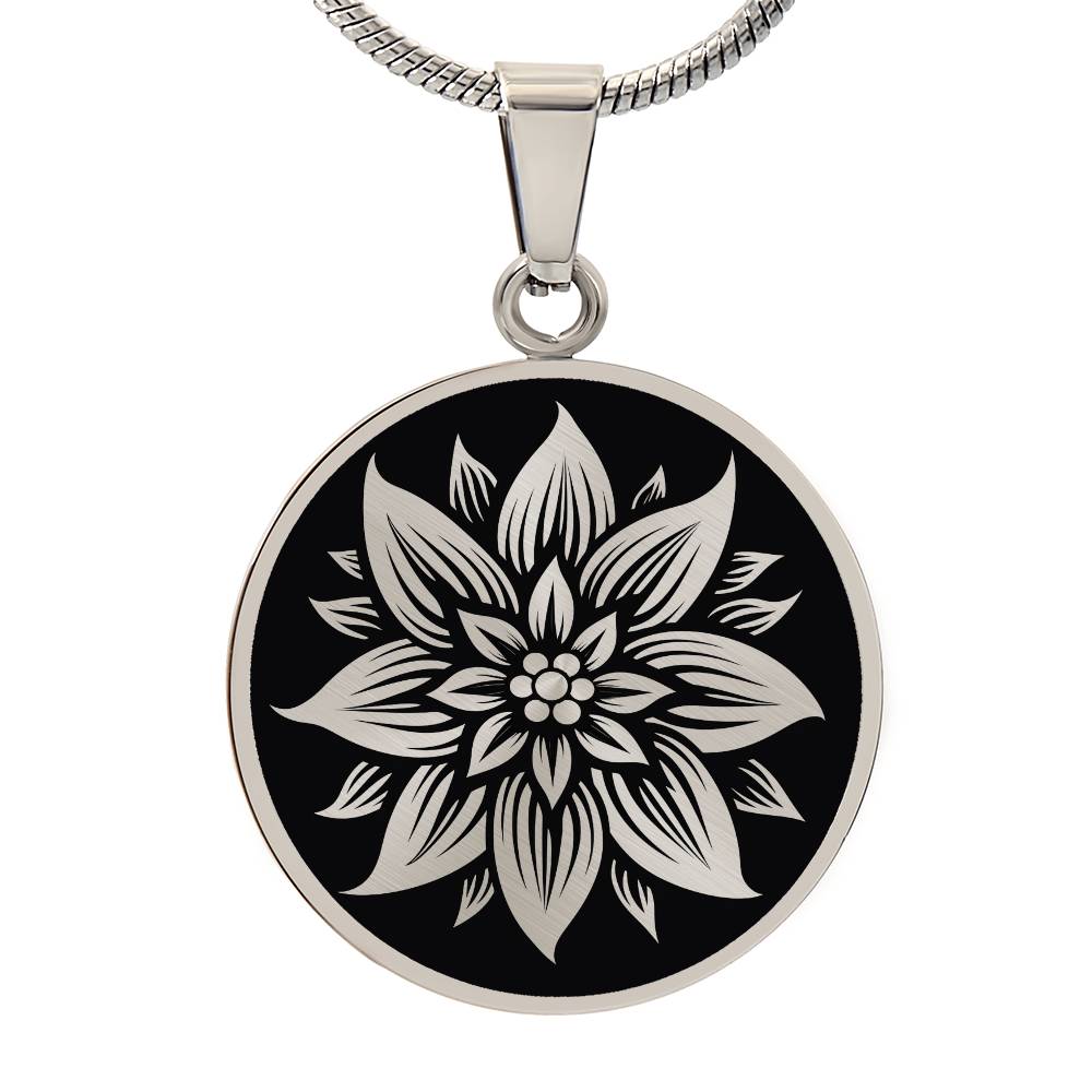 Personalized Edelweiss Necklace