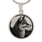 Personalized Coyote Necklace