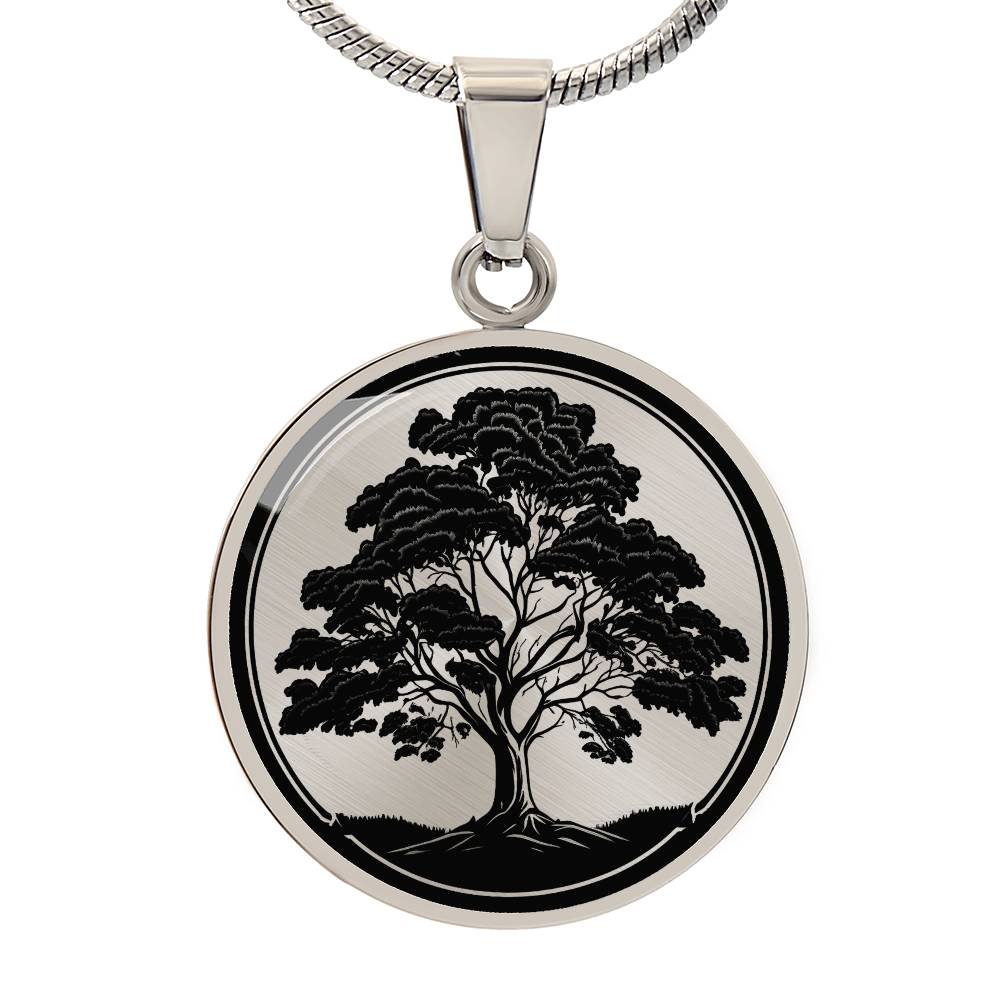 Personalized Maple Tree Necklace