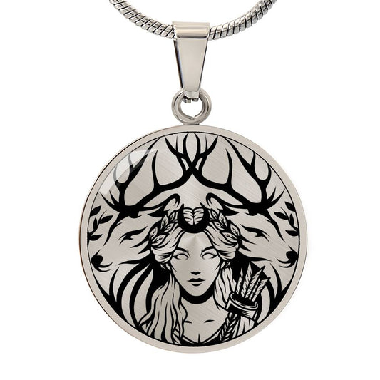 Artemis Necklace - Goddess of the hunt and archery